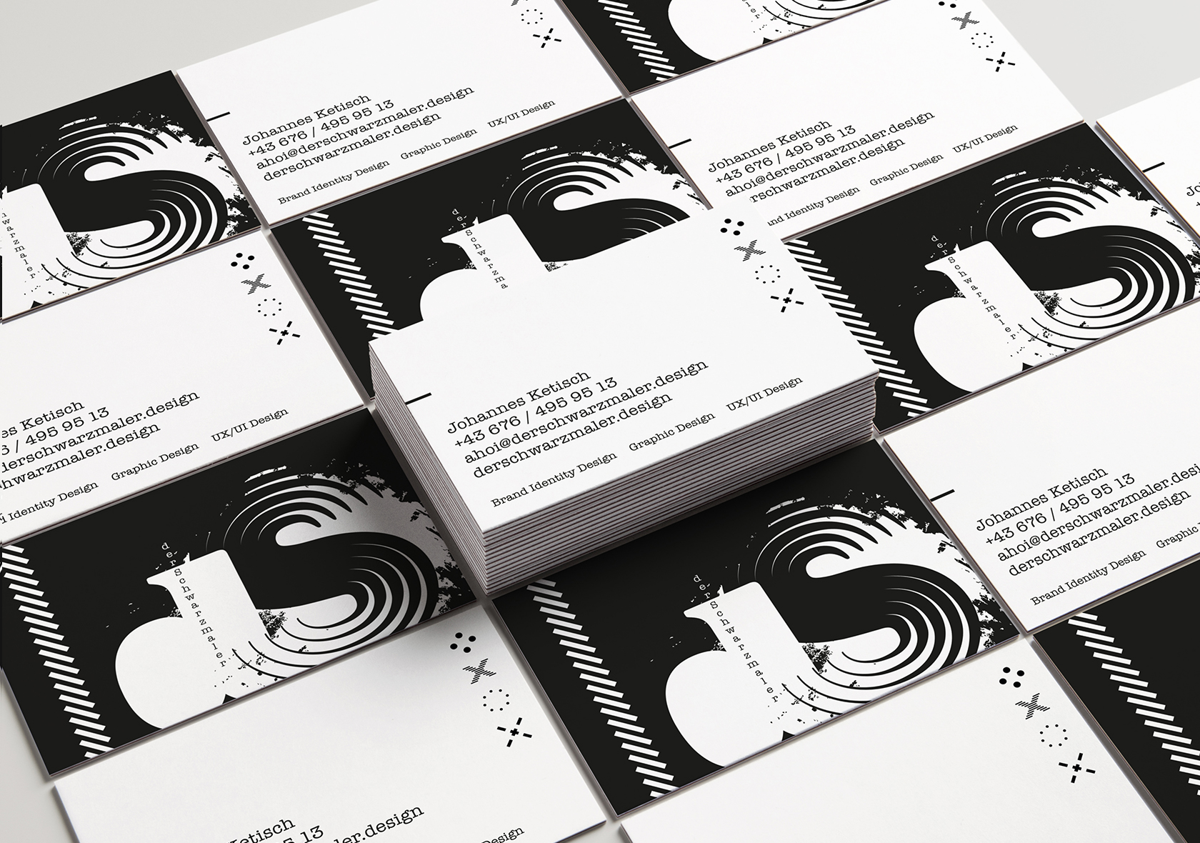 derSchwarzmaler Business Cards